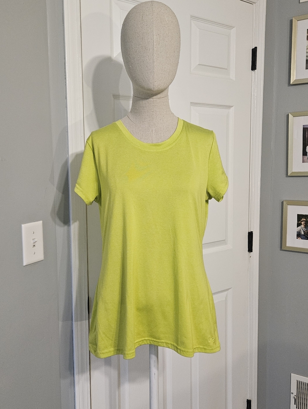Champion Lime Green Short Sleeve Crewneck Tee